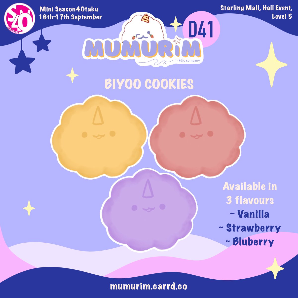 RTs ➡️ 🤍

ola!! mumurim are coming to you for the first time in s4o at the booth D-41! <3 come visit us cosplaying the constellations and kdjc! 

@_cleiris sticker sheets & kdj keychain also available here ;)

#s4o #s4ocatalogue #season4otaku #orv (1/2)