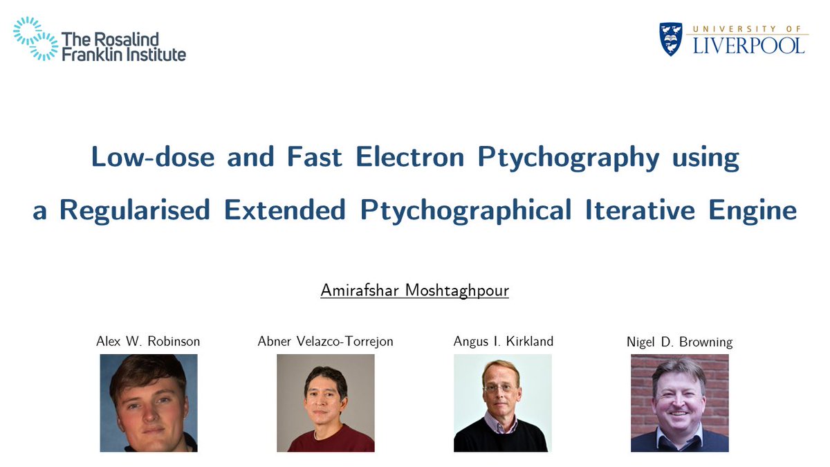 Amirafshar (@amirafsharm) on Twitter photo Today at 14:35 (Seoul time), I will talk about a new phase retrieval algorithm for compressive electron ptychography, at #imc20, room 105. Feel free to attend if you are around. Joint work with <a href="/AlexRobinson212/">Dr Alex Robinson</a>, A. Velazco, A. kirkland, and N. browning. Today at 14:35 (Seoul time), I will talk about a new phase retrieval algorithm for compressive electron ptychography, at #imc20, room 105. Feel free to attend if you are around. Joint work with <a href="/AlexRobinson212/">Dr Alex Robinson</a>, A. Velazco, A. kirkland, and N. browning.