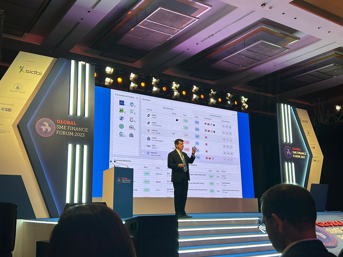 sidbiofficial's tweet photo. #FintechPitches by #SMEs broaden horizons by providing #development solutions for obtaining easy finance.
#GSMEFF2023 #SMEFinance https://t.co/ByFBOY6nND