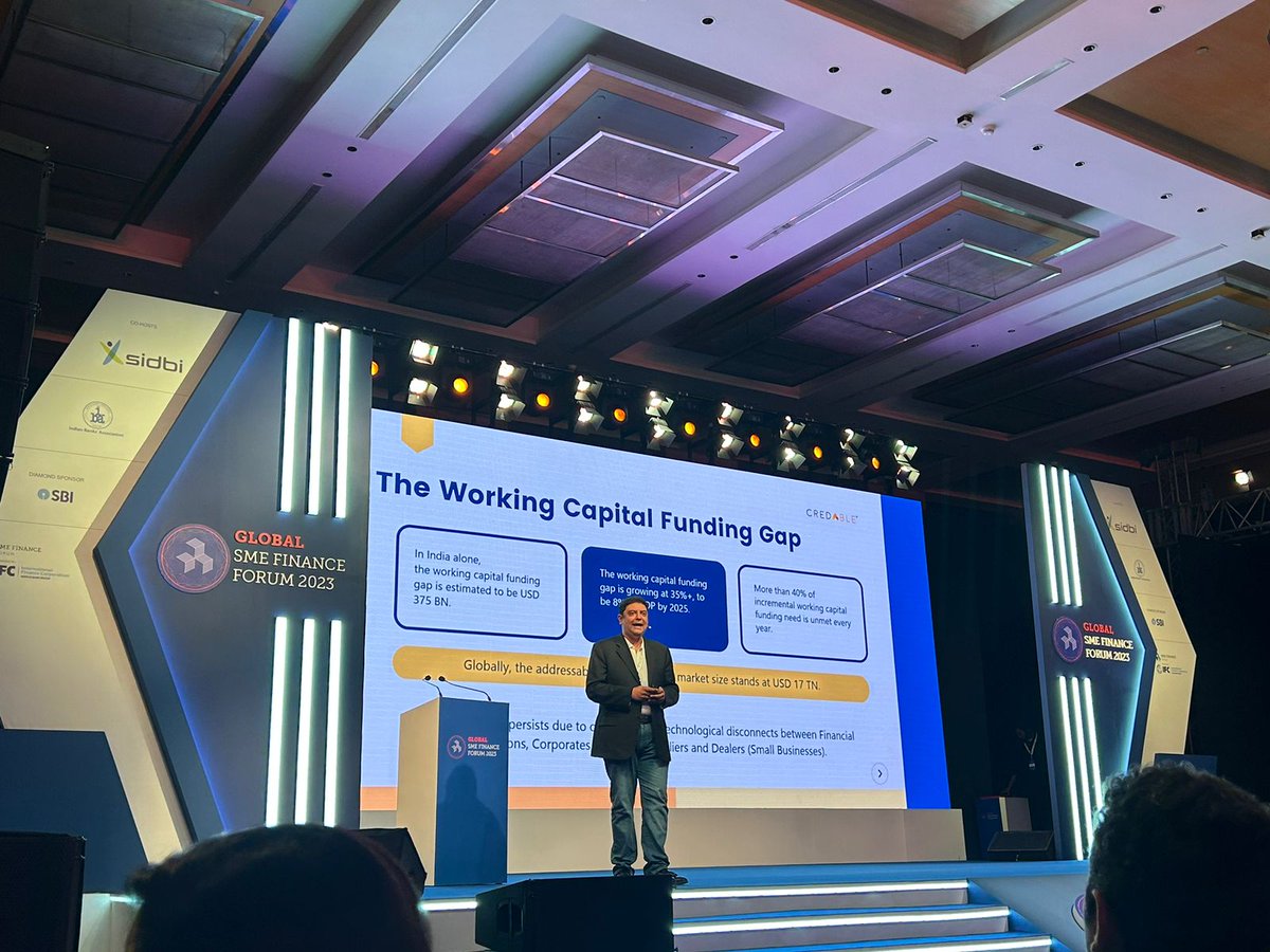 sidbiofficial's tweet photo. #FintechPitches by #SMEs broaden horizons by providing #development solutions for obtaining easy finance.
#GSMEFF2023 #SMEFinance https://t.co/ByFBOY6nND