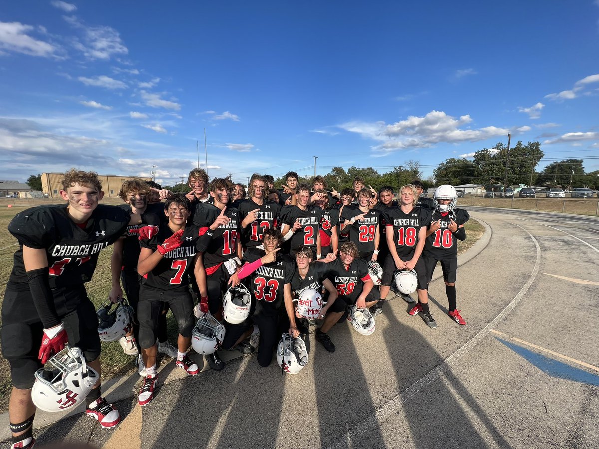 8th grade getting the sweep with A and B teams vs a very tough Spring Branch team. 7th grade fell to a great SB team. Keep working hard to improve and prepare for next week! @CHMS_panthers @Canyon_Football @CoachLeonardTX @CHMS_Principal
