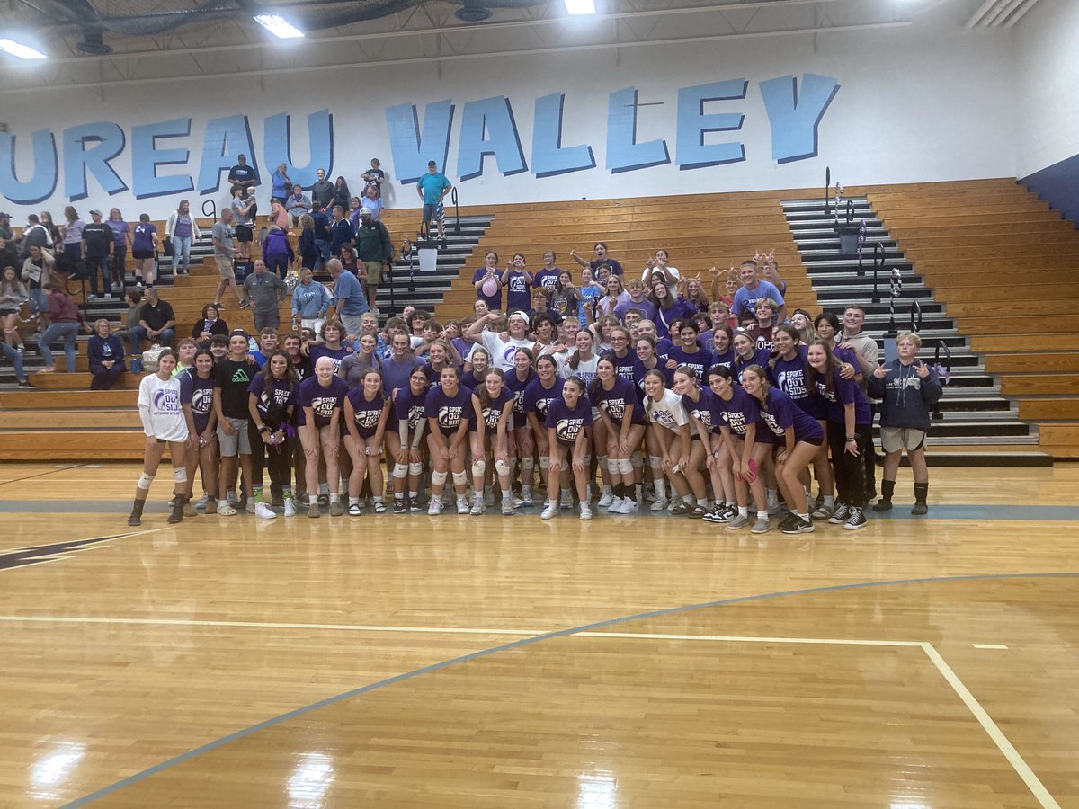 The ⁦<a href="/BV340/">Bureau Valley Storm</a>⁩ pull out the win 25-21 to give the Storm seniors their first win over Princeton since the 8th grade #bcrsports