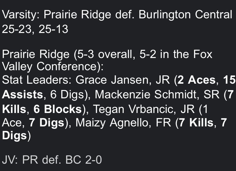 Prairie Ridge Volleyball (@prvbwolves) on Twitter photo 