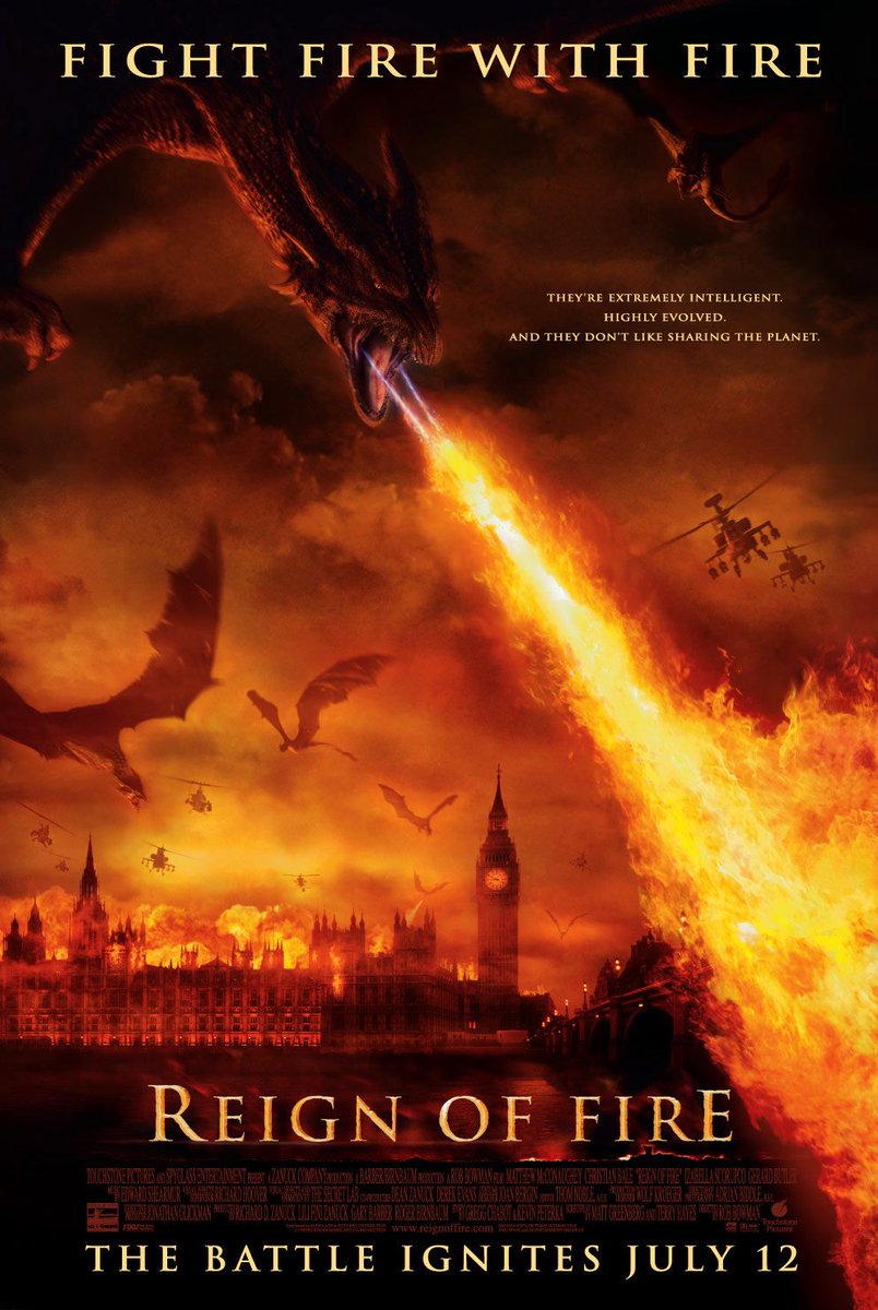 Reign of   Fire happened two years ago!  link.medium.com/maemD1gL5ob #movie   #MovieReview #Movies #Dragon #FROMonepix #television