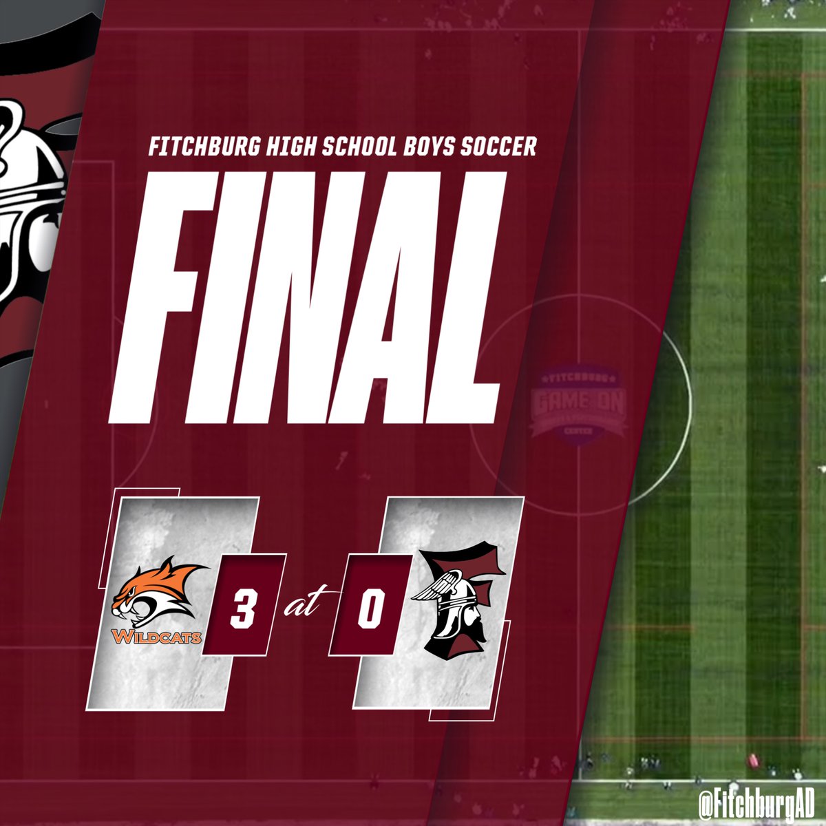 A boys soccer final from Game On in Fitchburg.