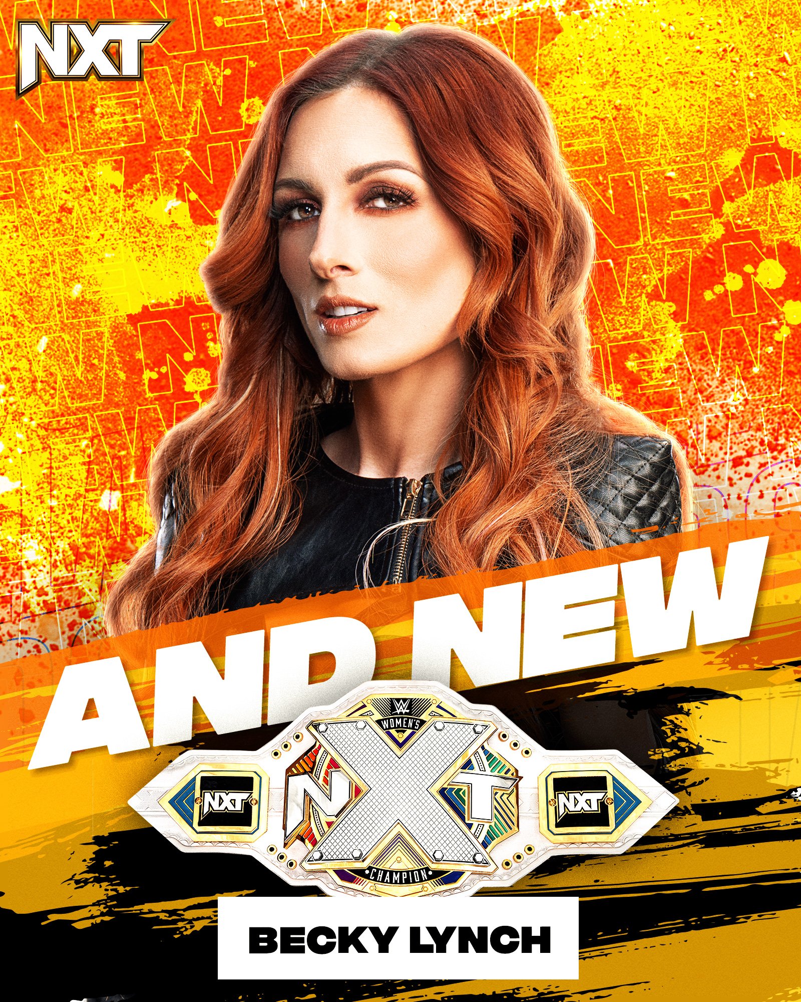 AND NEWWW NXT WOMEN'S CHAMPION, BECKY LYNCH!! 