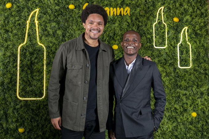 citizentvkenya's tweet photo. Crazy Kennar kicks off South Africa comedy tour, meets up with Trevor Noah https://t.co/k3zXtg1QnU https://t.co/HQSWfXvXVn
