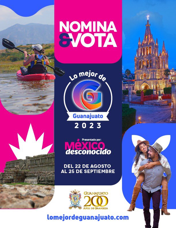 turismogobgente's tweet photo. Vota por tus favoritos de  #LoMejorDeGuanajuato @mexdesconocido 

https://t.co/fvmUUug6hS

#ViveGrandesHistorias https://t.co/6pO6QstPFD