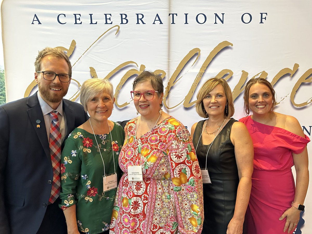 Such a fun evening celebrating excellence in teaching. I love how well <a href="/WVEducation/">West Virginia Department of Education</a> elevates the profession! And I was blessed to hangout with some of my WV teacher of the year folks!