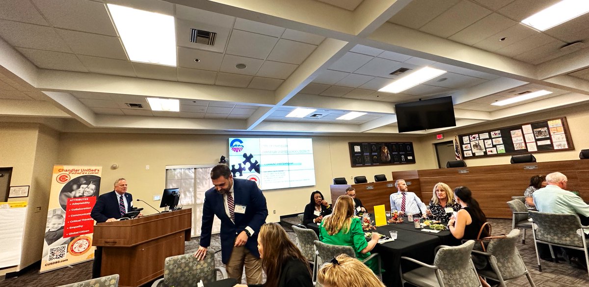 Thrilled about the productive community focused summit between <a href="/cityofchandler/">City of Chandler, AZ</a> City Council and <a href="/ChandlerUnified/">Chandler Unified School District</a> school board.

Big strides are made when we collaborate and create vision for brighter future for our kids and families in the valley. 

Kudos to Frank Narducci and
