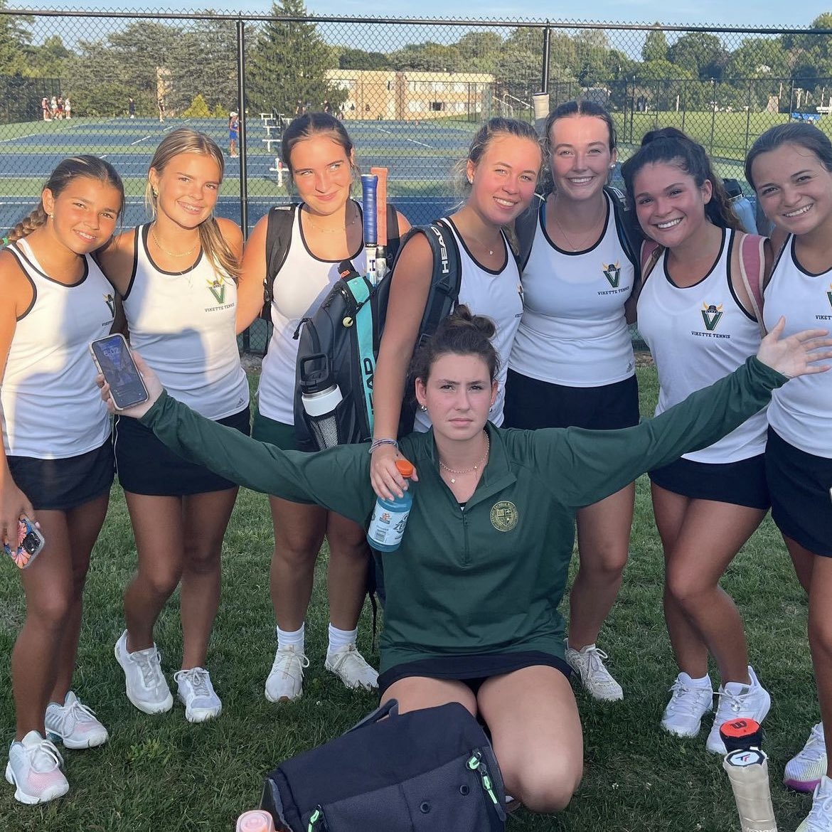 #VikingProud Vikette Tennis earns another victory with a win over Nazareth - with a record of 8-1! Keep it going, Vikes! #ViketteRumble 💛💚🤘🏼🏐