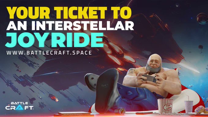 #Battlecraft fuses stunning visuals, strategic gameplay, &amp; rare NFT spacecrafts to create an unparalleled gaming experience🌌

🚀Engage in breathtaking space battles &amp; show off your piloting skills🥂

#Battlecraft #NFTGame #P2EGames #VR #P2E #Giveaway #Web3 #VR #Blockchain