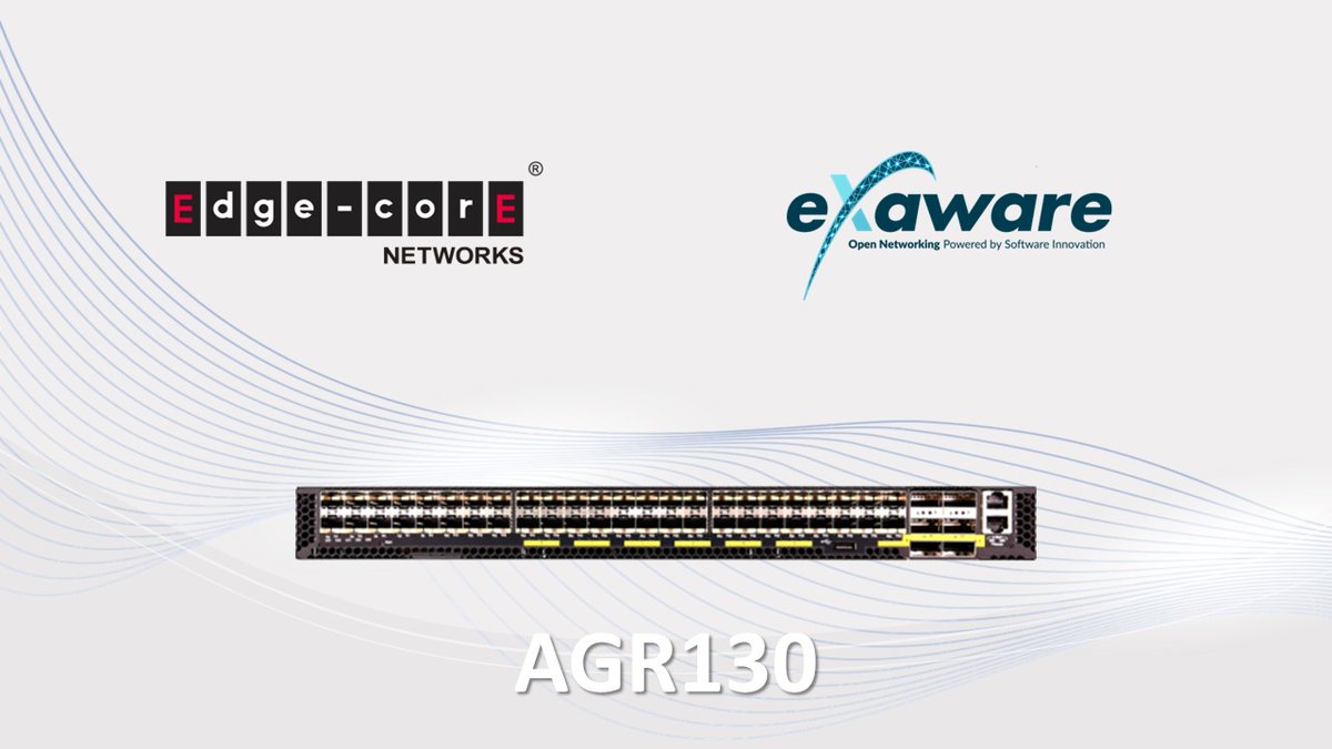 EdgecoreNetwork's tweet photo. #Edgecore's #AGR130 teamed up with #Exaware's innovative #network #peering solution to excel in recent tests at a major Internet Exchanges, delivering seamless #Layer2 &amp; #Layer3 switching on DE-CIX's peering LAN for rapid communication between networks https://t.co/Q51X9bh8Yp https://t.co/yvS7difb9T