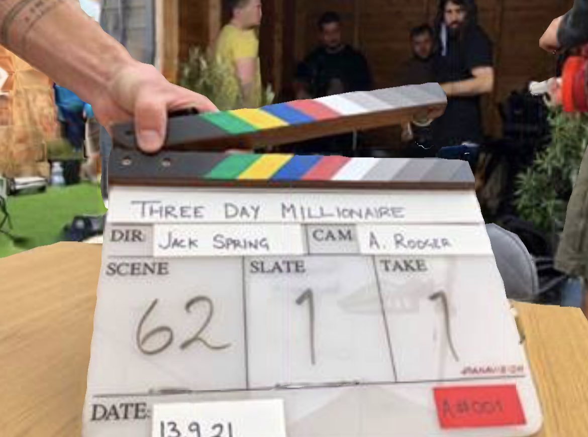 Two years ago today we started filming on #ThreeDayMillionaire! Now it’s available to watch pretty much everywhere around the world! Congrats to the whole team! @ThreeDayFilm @ShushFilmsUK @JackSpringFilm #utm #grimsby #filmmaking #supportindiefilm