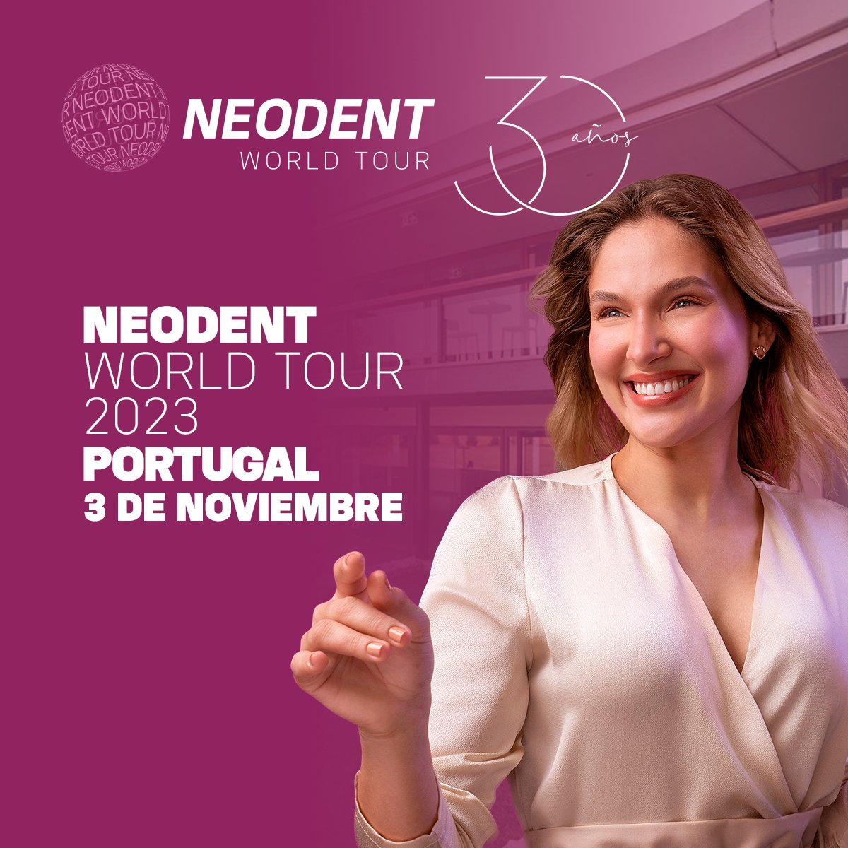 NeodentES's tweet photo. ¡Descubre lo que te espera el día del evento con nuestro programa especialmente planificado para que puedas absorber todo el contenido que te ofreceremos! ¡Disfruta con nosotros de este momento histórico!

Más información ➡ https://t.co/eGYc1Hm7Aj https://t.co/QKCvAxPmJP