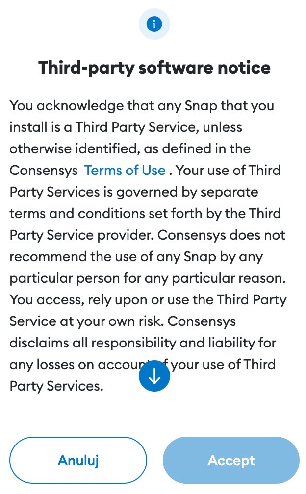 aphorem's tweet image. Czy ktoś zwrócił uwagę na to: „Consensys does not recommend the use of any Snap by any particular person for any particular reason.” Czyli jeśli coś to umywają ręce :) takie średnie te Snap nowości @Mikey_Satoshi @PortfelK @mi_zielono @Zywiecrypto @rav3n_pl @KO_Kryptowaluty