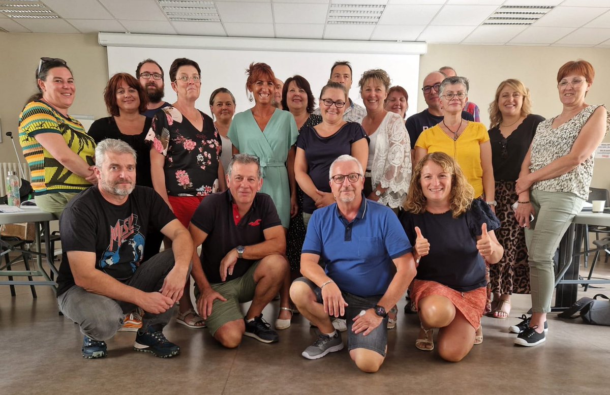 FedUNSATer's tweet photo. Et voilà 19 collègues élus #UNSA formés en formation spécialisée santé sécurité et des conditions de travail #FSSSCT par UNSA #Formation avec Frédéric Bouden et Corinne Mondon !
#CCAS #ClermontFerrand https://t.co/ot7TUzLdK1