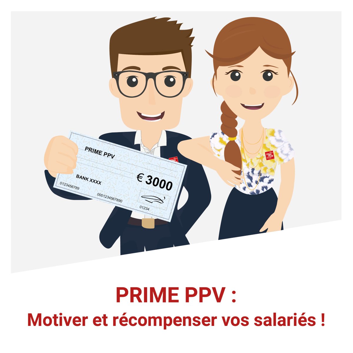cinqplusexperts's tweet photo. ⁉️ PRIME PPV ⁉️ En tant que #dirigeant vous pouvez verser cette prime 💰 à vos #salariés. Le plus ? 😉 Elle est exonérée de charges sociales et d'impôts sur le revenu. 💪🏼

Consultez notre article 👉🏼 https://t.co/bGw41DjSsH

Contactez-nous ! 📞 ✉️ https://t.co/j7mD6QyVuA