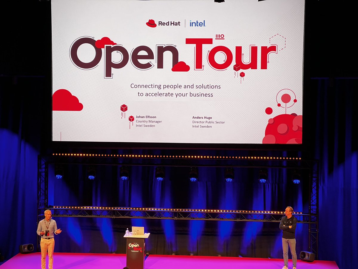 Ready to go at #RedHatOpenTour @redhat in Stockholm. My focus will be on securing the software supply chain.  red.ht/trusted