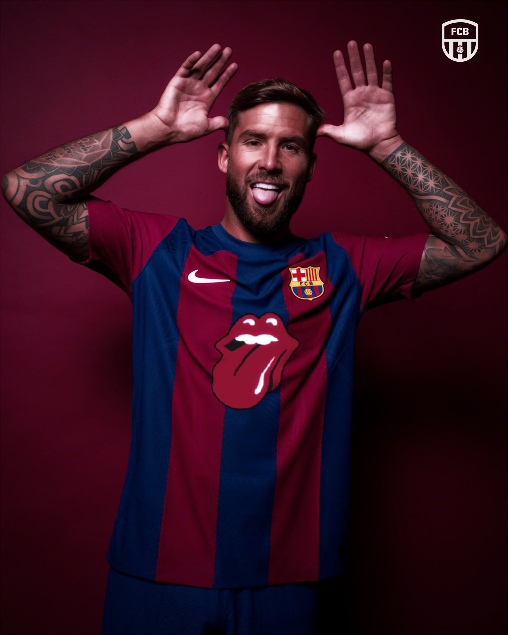 バルセロナ FC Barcelona x Rolling Stones コラボ FC Barcelona and Spotify Presents Collaborative The Rolling