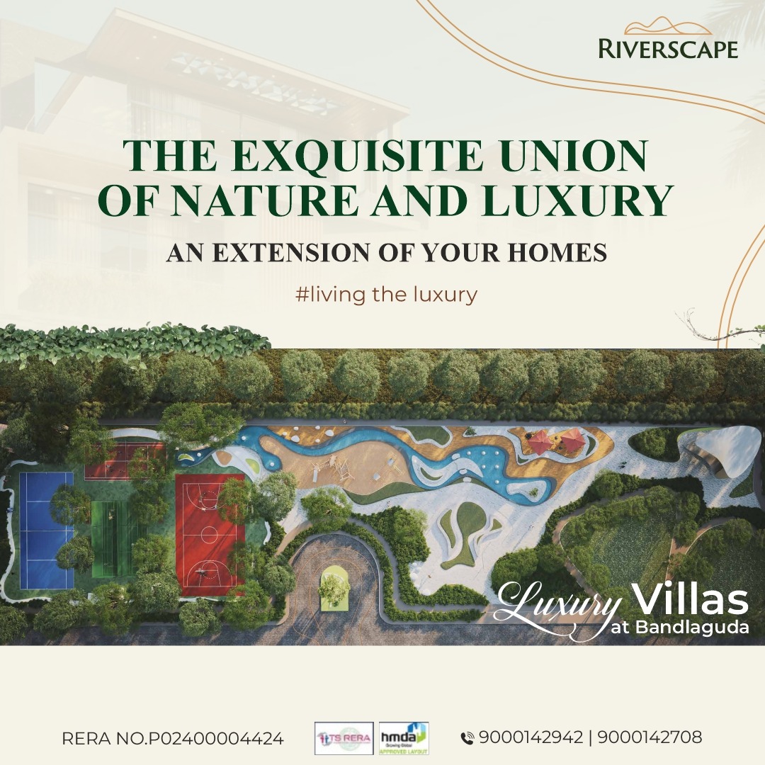 The Exquisite Union of Nature and Luxury 🏞️✨
Experience the perfect blend of nature's beauty and opulent living at our luxury villas in Bandlaguda—an extension of your dream home!

📞 Call us at 9000142942 | 9000142708

#LuxuryLiving #NatureAndLuxury #LuxuryVillas #Bandlaguda