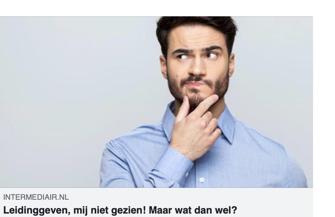 Geen ambitie om leiding te geven, maar wil je wel een loopbaanstap zetten? <a href="/Intermediair/">Intermediair</a> vroeg HR-expert Diana van Asten en onze loopbaancoach <a href="/jolandouwes/">Jolan Douwes</a> naar de mogelijkheden. 
▶ Zit jij met dezelfde vraag? Kijk eens op media-movers.nl.
lnkd.in/eGgirmQG