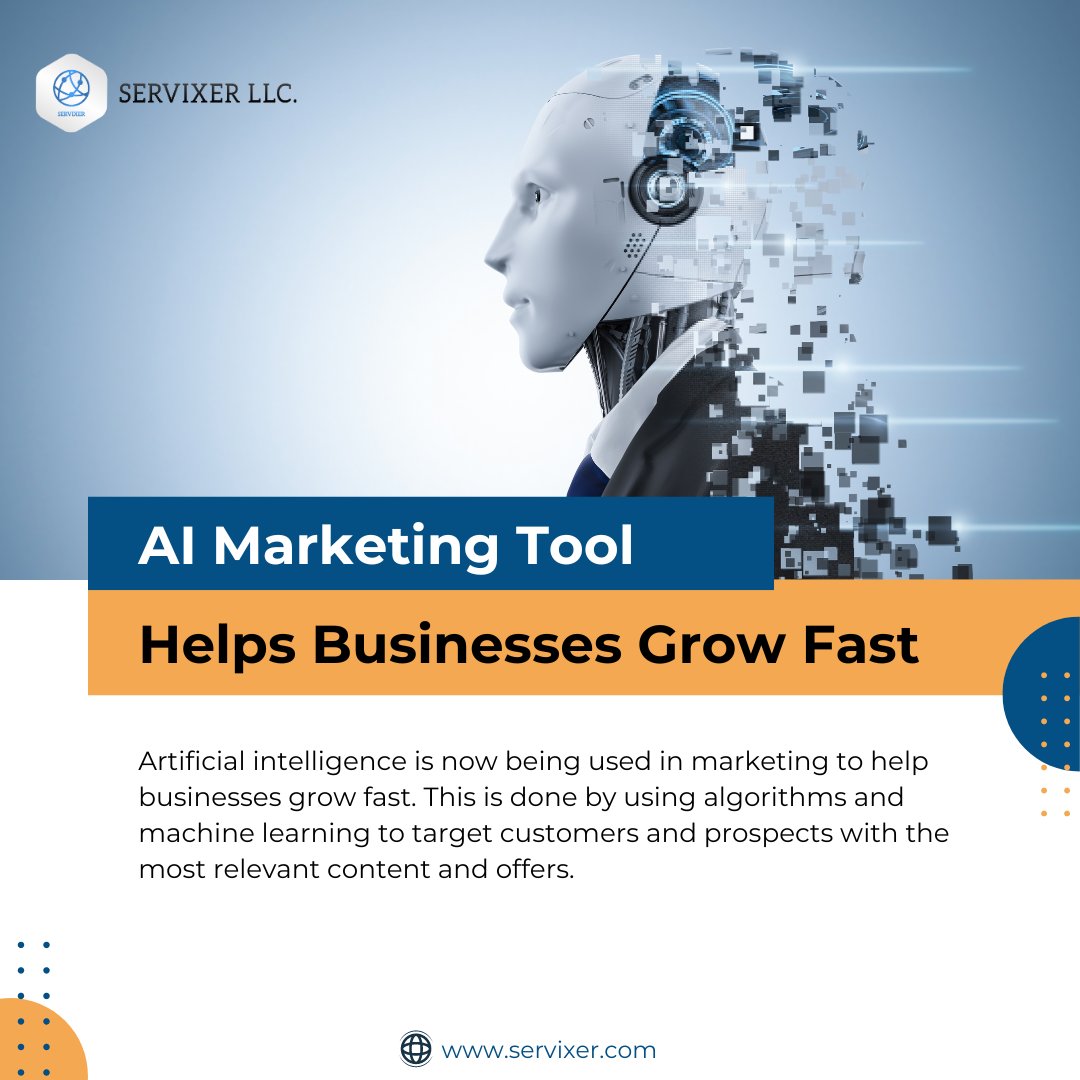 servixer's tweet photo. Dive into the world of AI marketing and witness the evolution of your business! 🌐📈

#BusinessEvolution #AIForEvolution #AIInMarketing #DigitalTransformation #MarketingTech #DataDrivenMarketing #SmartBusiness #InnovationInMarketing #MarketingStrategy #AIAnalytics #Future https://t.co/GzGGNamd5H