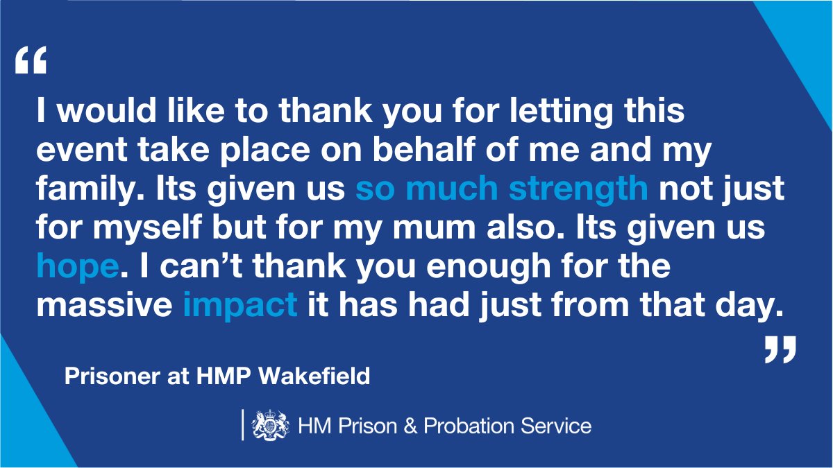 Great feedback from our first ever veterans’ family day where prisoners and their families were able to meet agencies who provide ongoing support to help reduce reoffending.
Many thanks those who supported the event including <a href="/OpNOVA_UK/">Op NOVA</a> and <a href="/CovenantTrust/">Armed Forces Covenant Fund Trust</a> 👏