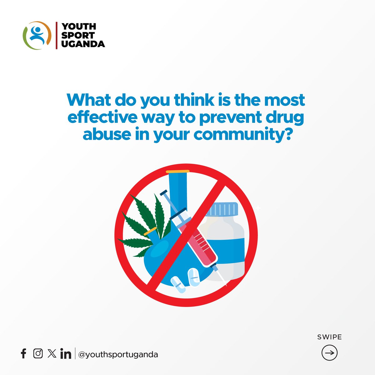 What do you believe to be the best means of preventing drug misuse in your neighborhood? Let's hear your opinions!

#YSU #BootItProject #BIP #DrugAbuse #Football4Good #S4D #DrugAbuseAwareness