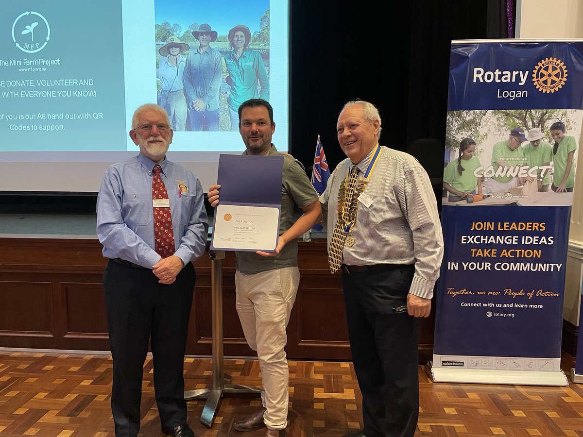 cently the Rotary Club of Logan nominated our founder the Paul Harris Fellowship. 

The Paul Harris Fellow recognition is The Rotary Foundation’s way of expressing appreciation for a substantial contribution to its humanitarian and educational programs.

- mfp.org.au