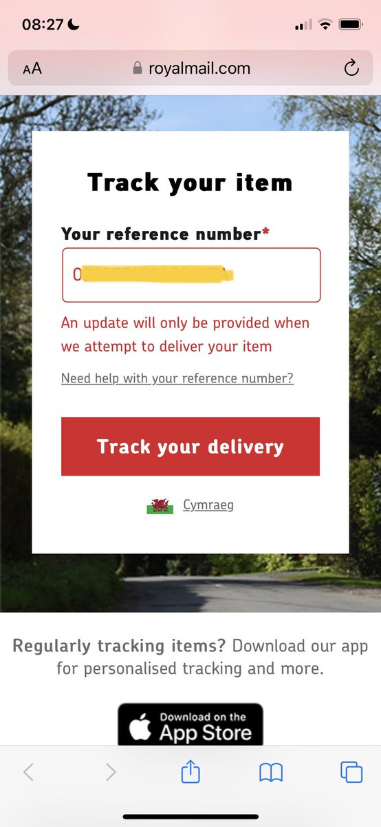 adminmonkey's tweet photo. @RoyalMailHelp hi, I posted a parcel by 2nd class on Saturday 2 Sep, but it hasn’t been delivered. I used the proof of postage ref in Track Your Item and it gives this msg: does this mean it’s still in transit? How can I get an ETA? https://t.co/KF7y7JUuSb