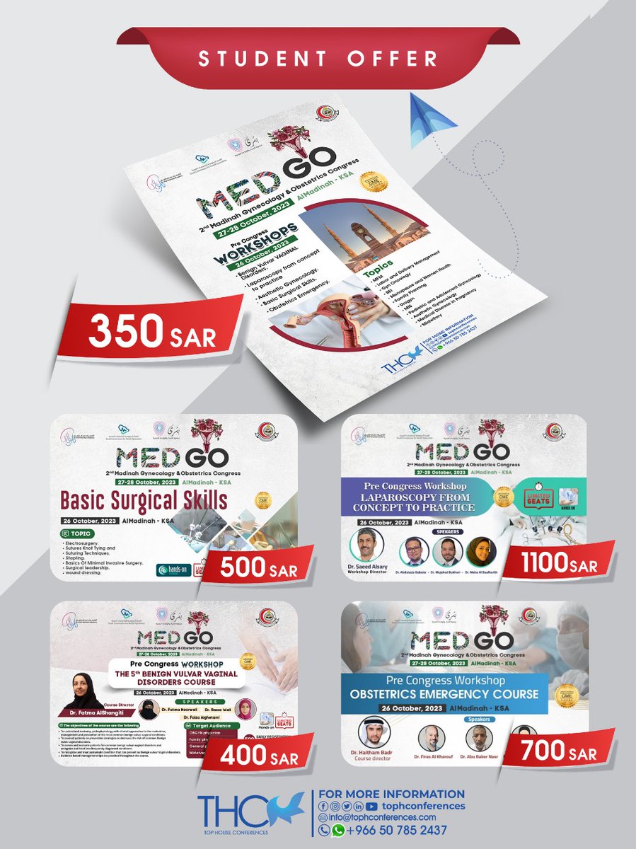 MedGoSA's tweet photo. Special Price for our Special Future Doctors 💸👩‍⚕️🧑‍⚕️

Expand Your Horizen &amp; Never Stop Learning 🧠📃

Register NOW 👇🏻
https://t.co/1avhiYF235 https://t.co/nL5xKD3cPA
