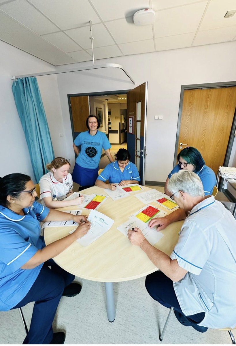 Treating a hypo quickly and effectively can make a huge difference to people with #diabetes. Our staff are learning lots as part of Hypo Awareness Week. #HAW2023 #HypoAwarenessWeek
 <a href="/StockportNHS/">Stockport NHS FT</a> <a href="/Day_PreSurgery/">Day Surgery & Pre-Op Steppinghill Hospital,</a> <a href="/colpiatt/">Colin Piatt</a>