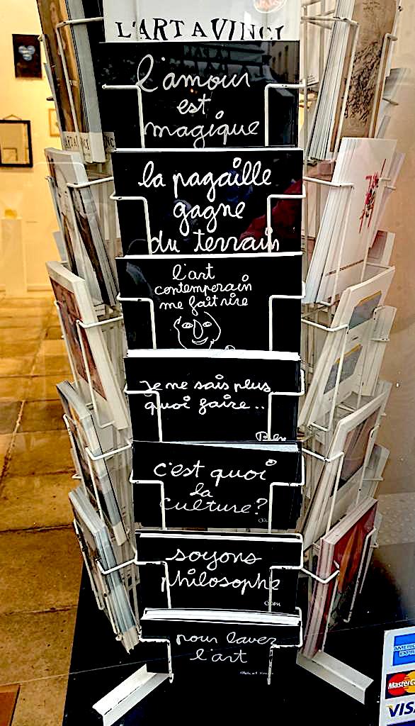 focusonparis's tweet photo. Window Wednesday: a rack of cards inside the window of a #papeterie on the #LeftBank. #LatinQuarter. #saintgermaindespres #postcardsfromparis https://t.co/fVjudwvnHj https://t.co/MX55zmanRo