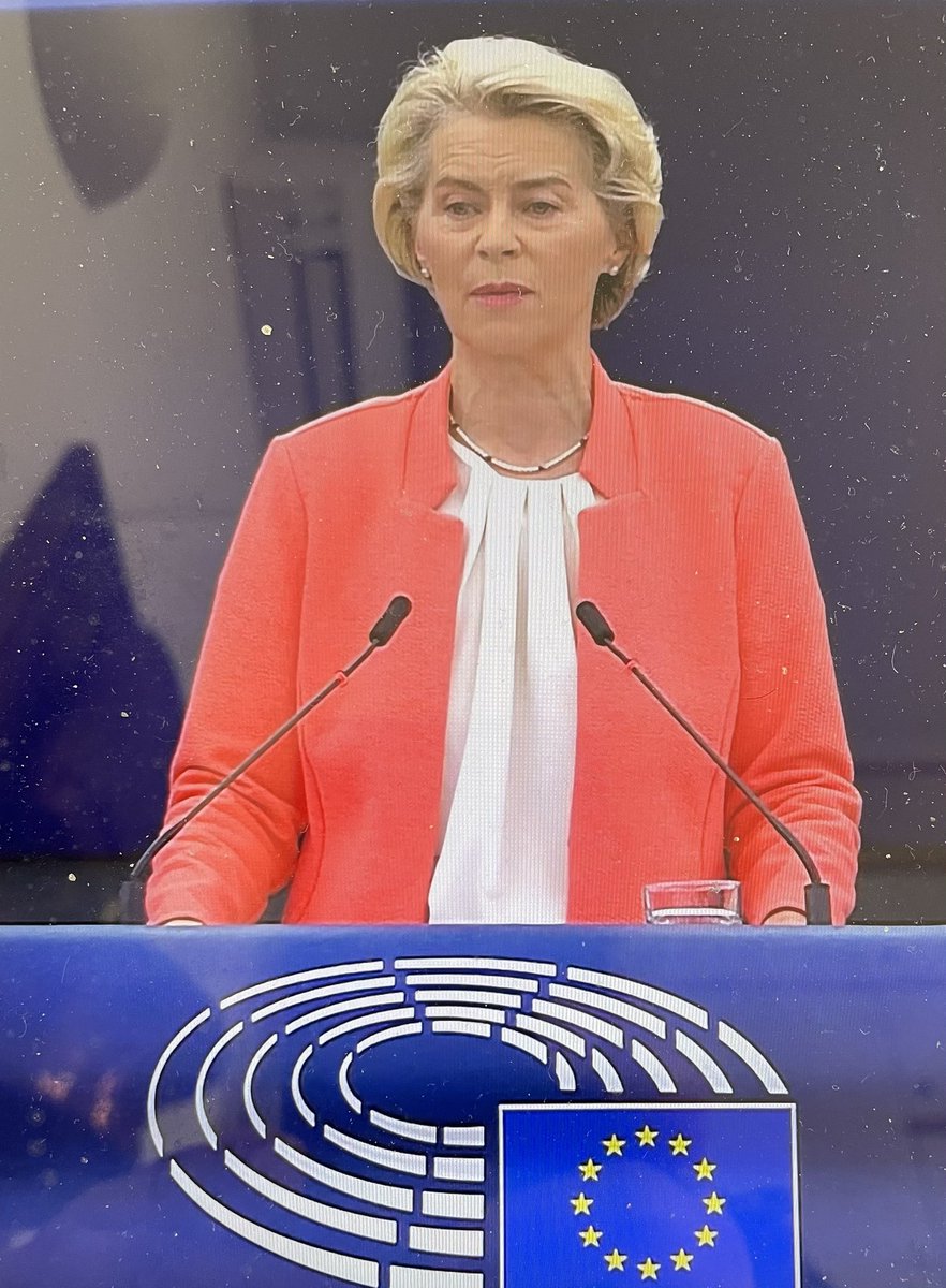 VDL took a lot of cheap shots at China already 15 min into her SOTEU address.  She is waging war on global climate solidarity by attacking China’s solar and EV industries, all vital for green revolution. 
Just remember how much EU is subsidizing the Green Deal and related