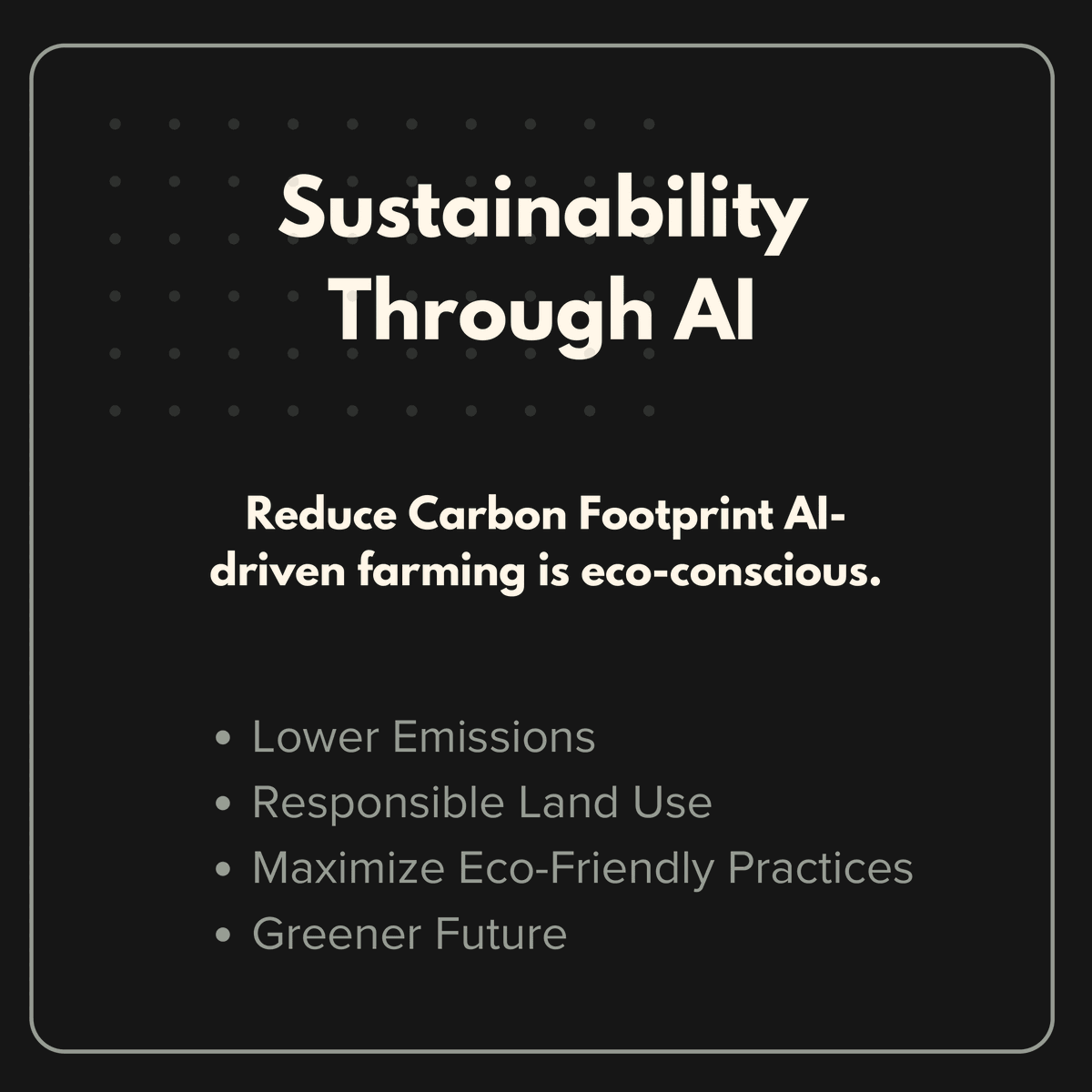cybtekk_'s tweet photo. Discover how artificial intelligence is revolutionizing agriculture for a more sustainable and prosperous tomorrow. 🚜
🧵2/3
#smartfarmingsolutions #cropgrowth #soilhealthsolutions #cropdiseasemanagement #AIRevolution #Growth https://t.co/wHWk73necL