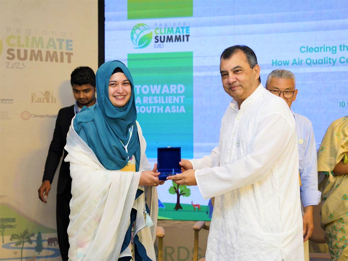 Tasnia Khandaker, a Research Associate at <a href="/cpj_bracu/">CPJ BRACU</a>, discussed the connection between addressing air pollution and improving the lives of the most climate-vulnerable groups in Dhaka City at the Regional Climate Summit 2023 in Dhaka.

#regionalclimatesummit23