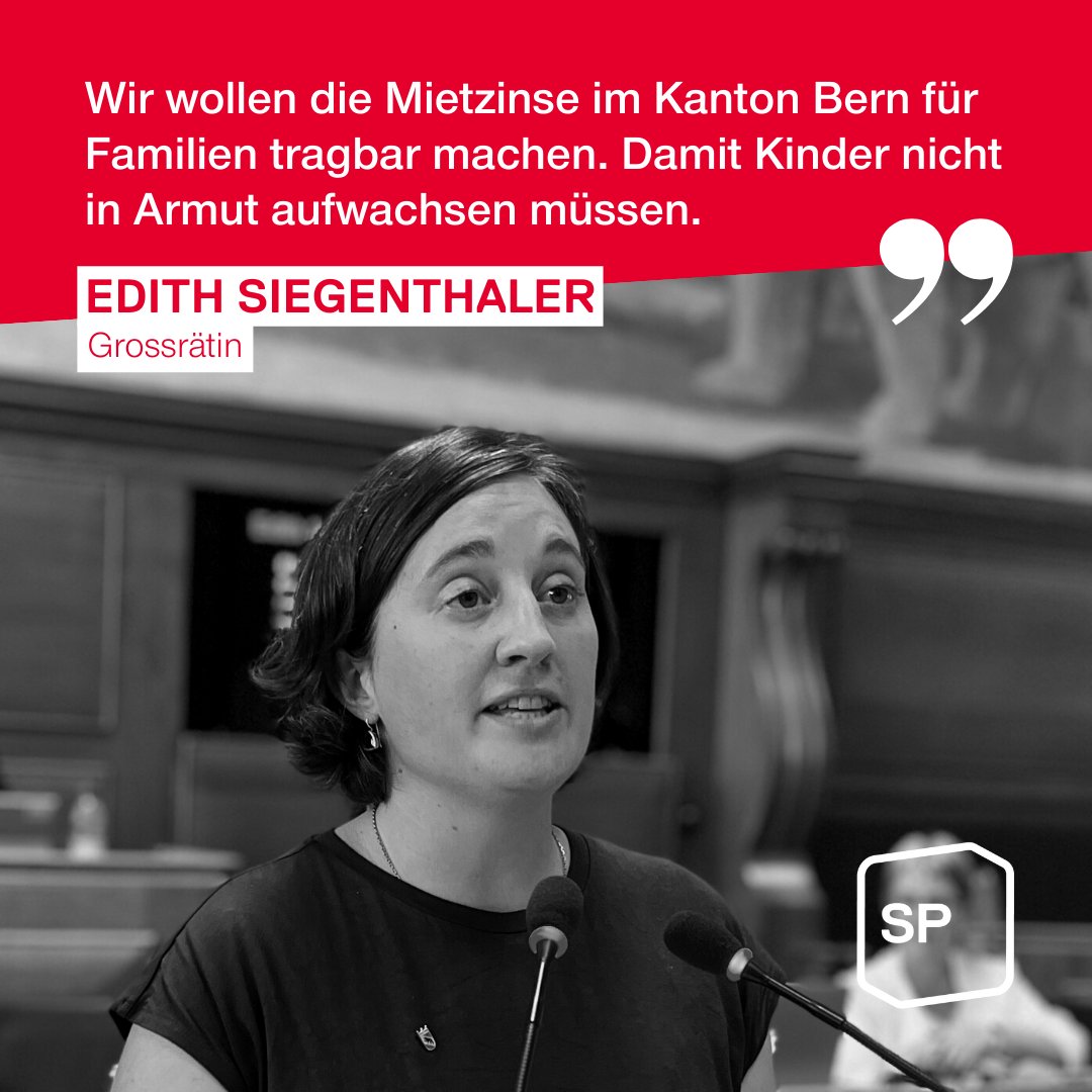 spkantonbern's tweet photo. Die #Mieten steigen ungebremst. Wir verlangten deshalb die Einführung von Mietzinsbeiträgen für #Familien, deren Haushaltsbudget übermässig durch die Mieten belastet wird. Die bürgerliche Grossratsmehrheit wollte aber nichts für Familien tun und lehnte unseren Vorstoss ab.
#GRBE https://t.co/o9k0jvRETK