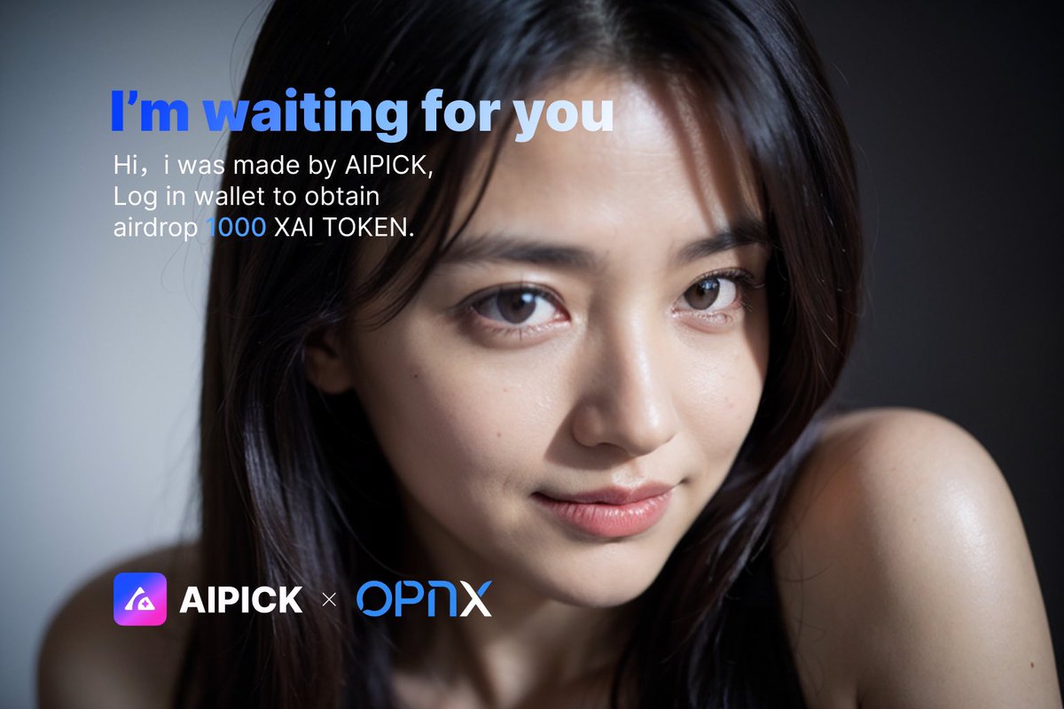 AiPick_Club's tweet photo. 📣AIPICK is teaming up with @OPNX_Official to bring you an amazing opportunity! 🚀

💰Don't miss out our airdrop 🔗https://t.co/veLGLYqVvF to get 1000 $XAI !

🔄 To participate:
1️⃣ Mention @AiPick_Club and @OPNX_Official 
2️⃣ Retweet

@zhusu @KyleLDavies 

#AIPICK #XAI #OPNX https://t.co/J1KZEOPegy