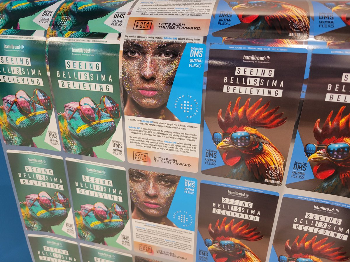 "Seeing is Believing" at the <a href="/Hamillroad/">Hamillroad Software</a> booth at #LabelexpoEurope2023. Stop by to learn more! #flexo #innovation #quality #savings