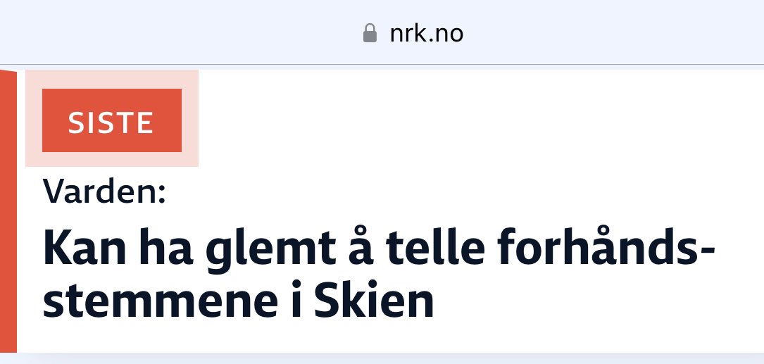 «Hver stemme teller». Ikke til forveksling med «hver stemme telles».