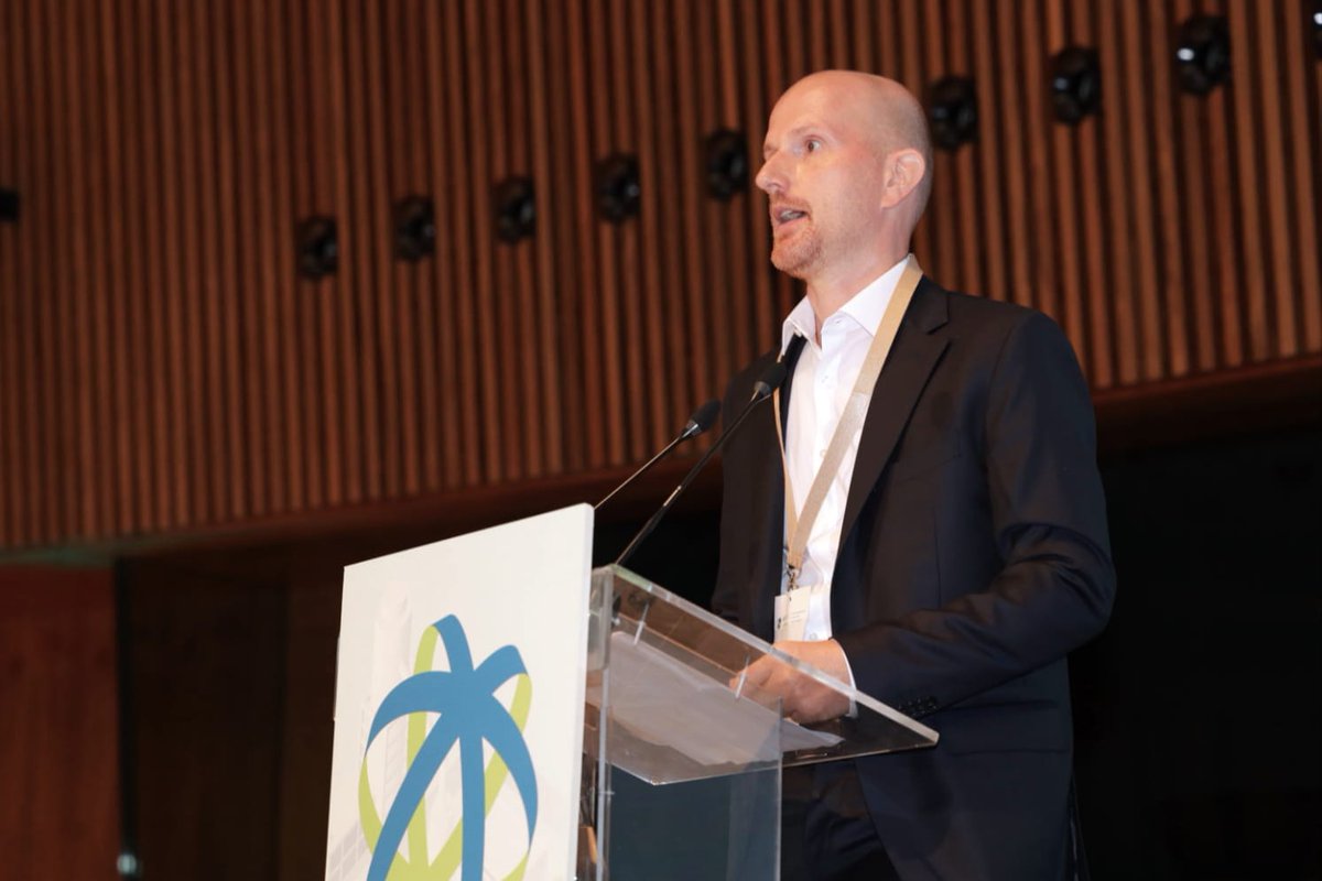 IASPnetwork's tweet image. CEO Diego de Biasio remarks the growth of @Technoport_Lux since their first #IASPworldconference in Quebec, Canada in 2002! Also taking attendees briefly through its history, as it celebrates its 25th anniversary this year