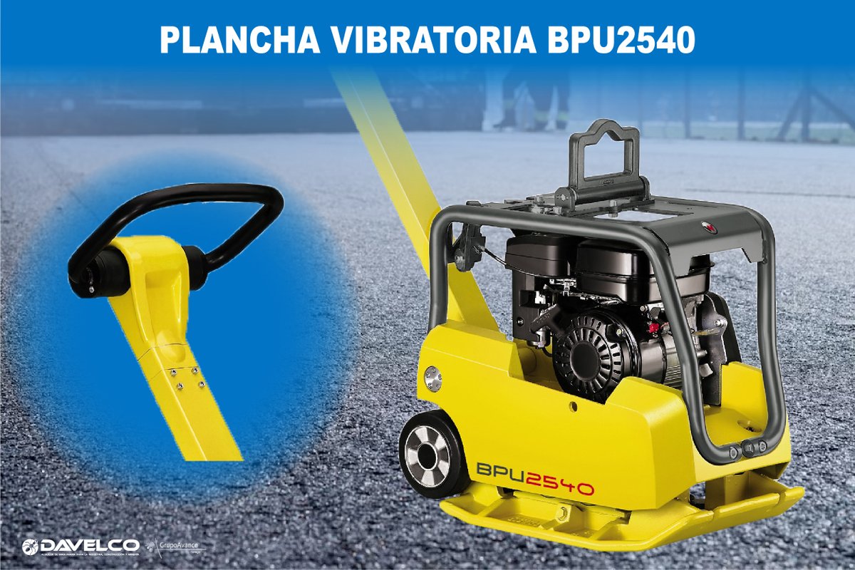 DavelcoSA's tweet photo. ¡Potencia y Eficiencia en una sola Máquina!
La #PlanchaVibratoria BPU2540 es una máquina que marca la diferencia en tus proyectos de #compactación.
Potencia de alto impacto, eficiencia, robustez y durabilidad, versatilidad, motor de bajo consumo, emisiones reducidas.
#GrupoAvance https://t.co/d6V4mBKoLT
