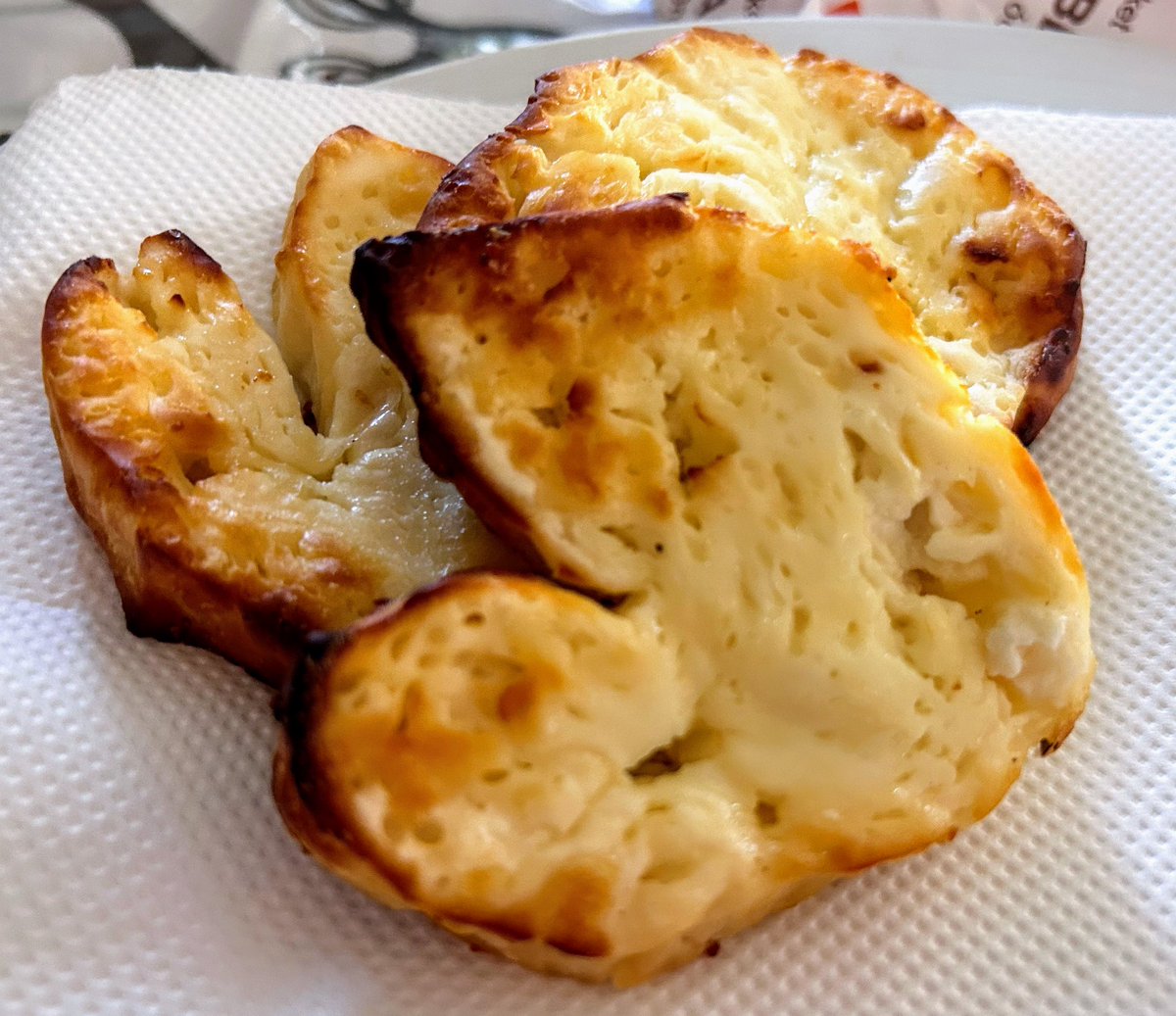 VoniatisC's tweet image. Air fryer #halloumi

Yes it works! You want to eat halloumi like they serve it in taverns minus the frying &amp;amp; lots of oil but getting the same results? Then pop them in the #air #fryer for about 8-10 mins at 180 &amp;amp; voila! Btw this is the best halloumi I ever had, from @CptPanteli