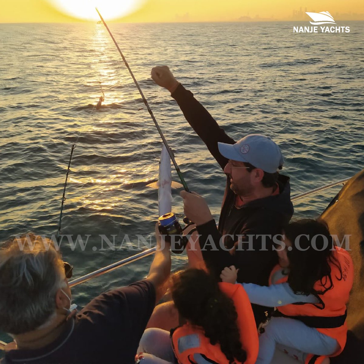 Nanjeyachts's tweet image. "Catch the thrill of deep-sea fishing in Dubai aboard Nanje Yacht! Our expert crew will take you to the best  fishing spots,where you can reel in big game and create  unforgettable memories.
 Contact Us 
📞 : +971503956100
🌐 : lnkd.in/e8AwCmy
#fishinguae #fishing #uae