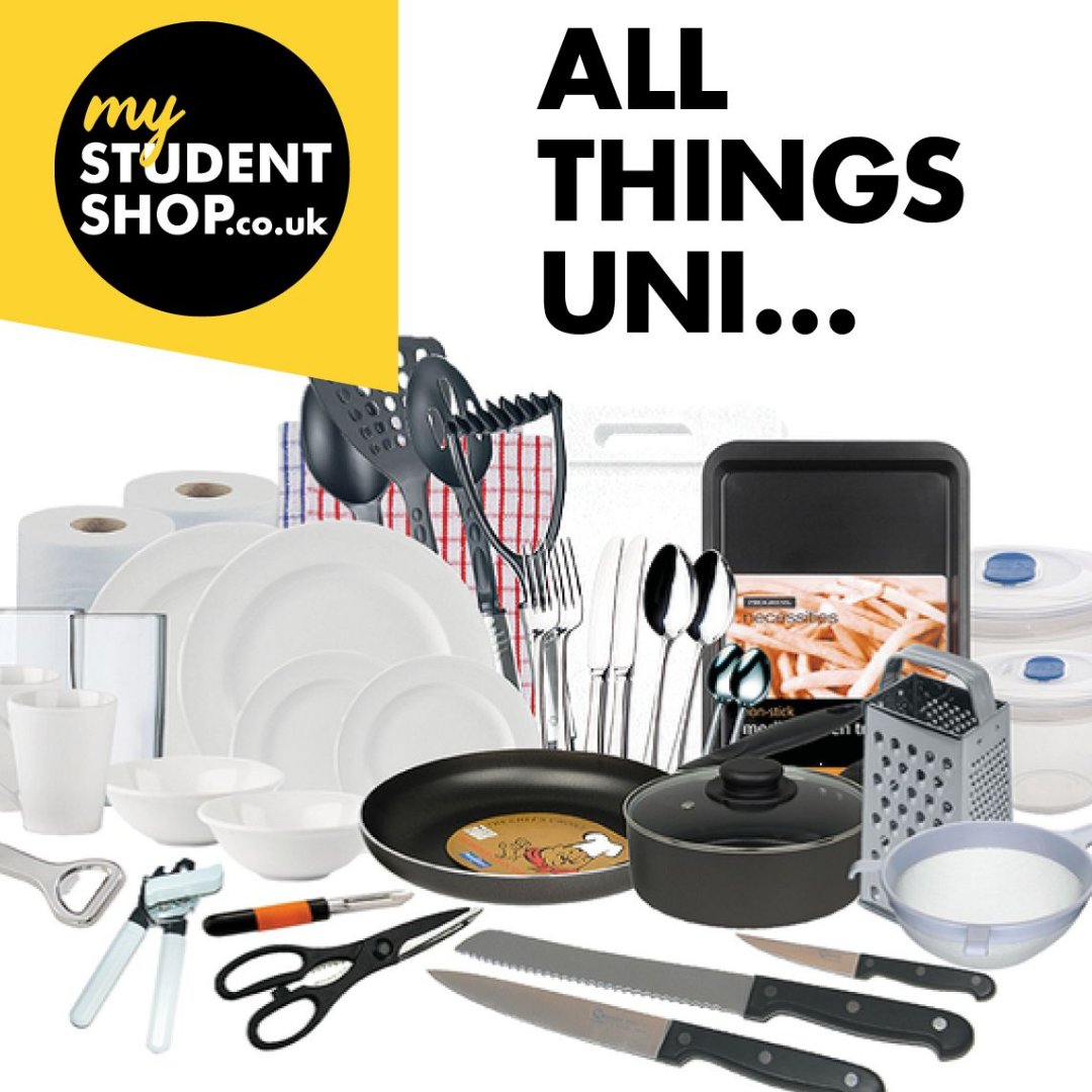 If you haven't ordered your kitchen and bedroom bundle there is still time to do. Order before the 19th to guarantee delivery before starting university. #studyinuk #universityaccomodation #studentaccomodation #univesity #universitystudent