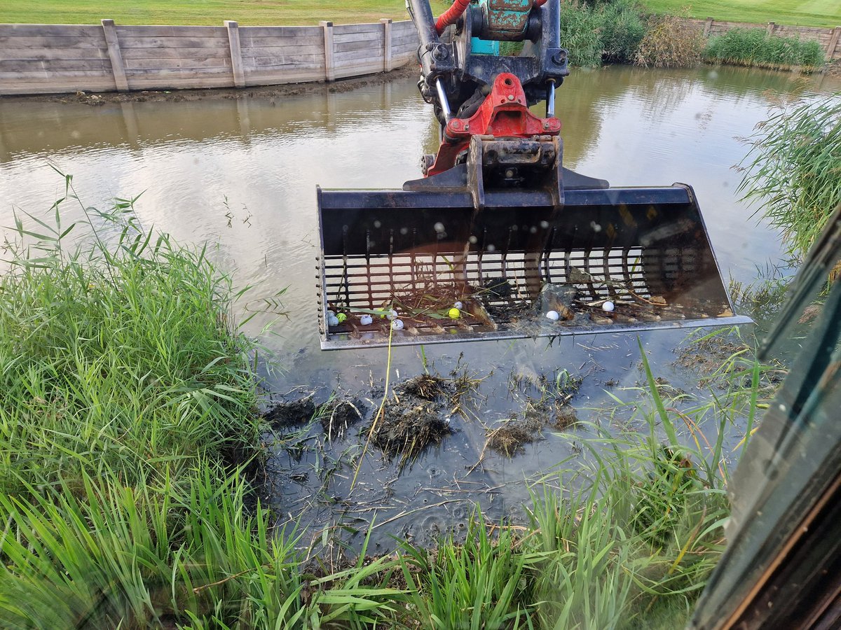 Me new golf ball bucket
