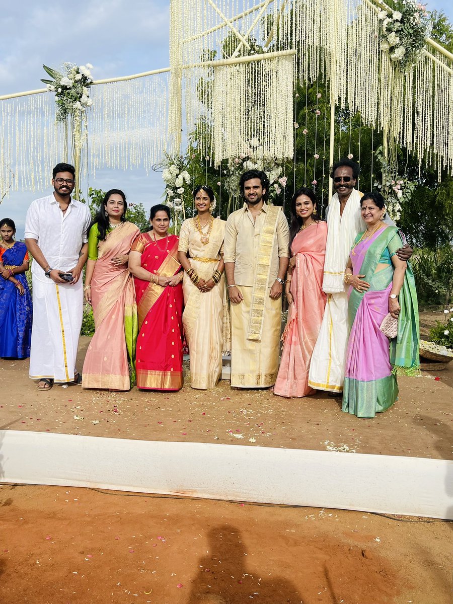 Happy married life my dear Kanmani @iKeerthiPandian ♥️and welcome to our family our dearest Maapilai @AshokSelvan 🤗