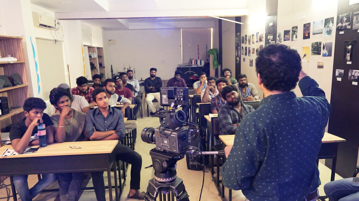 BOFTA cinematography students had a wonderful session on SONY Venice 2 cinema camera. Students were excited to know that Avatar way of water was shot on this camera and it's salient features. @Dhananjayang