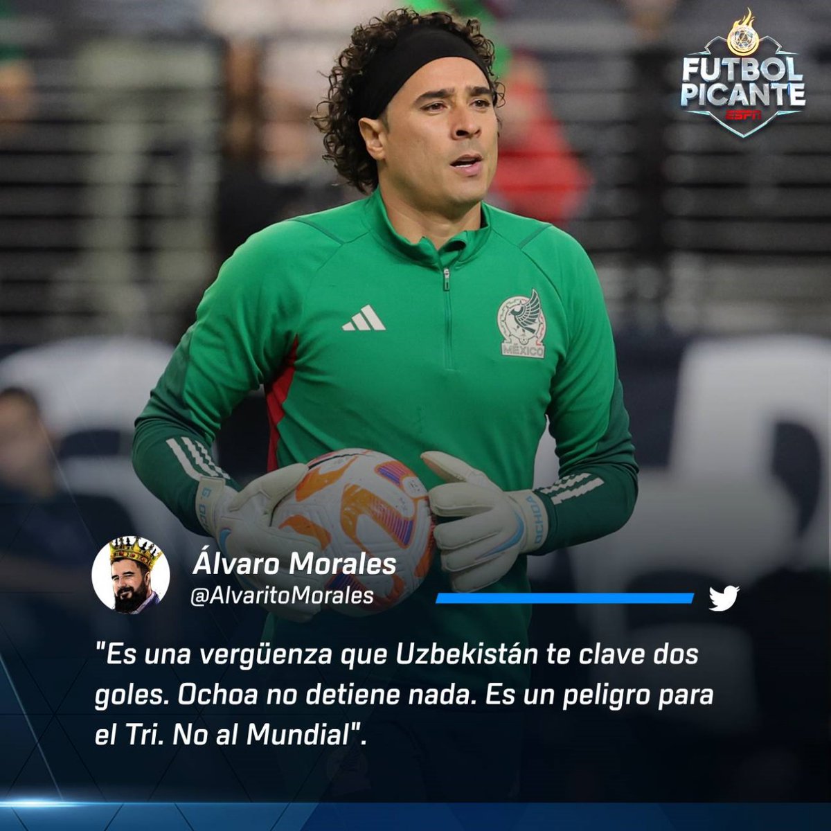 AlvaritoMorales's tweet photo. #ochoanoalmundial https://t.co/Drn4oyOPcE